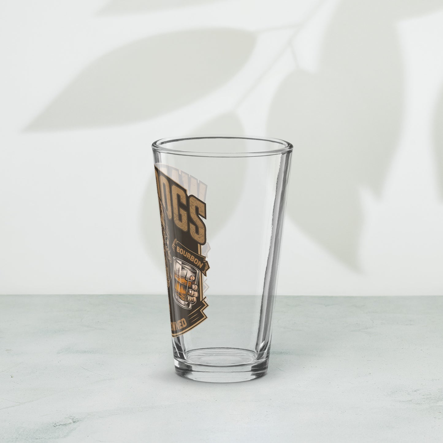 Shaker pint glass